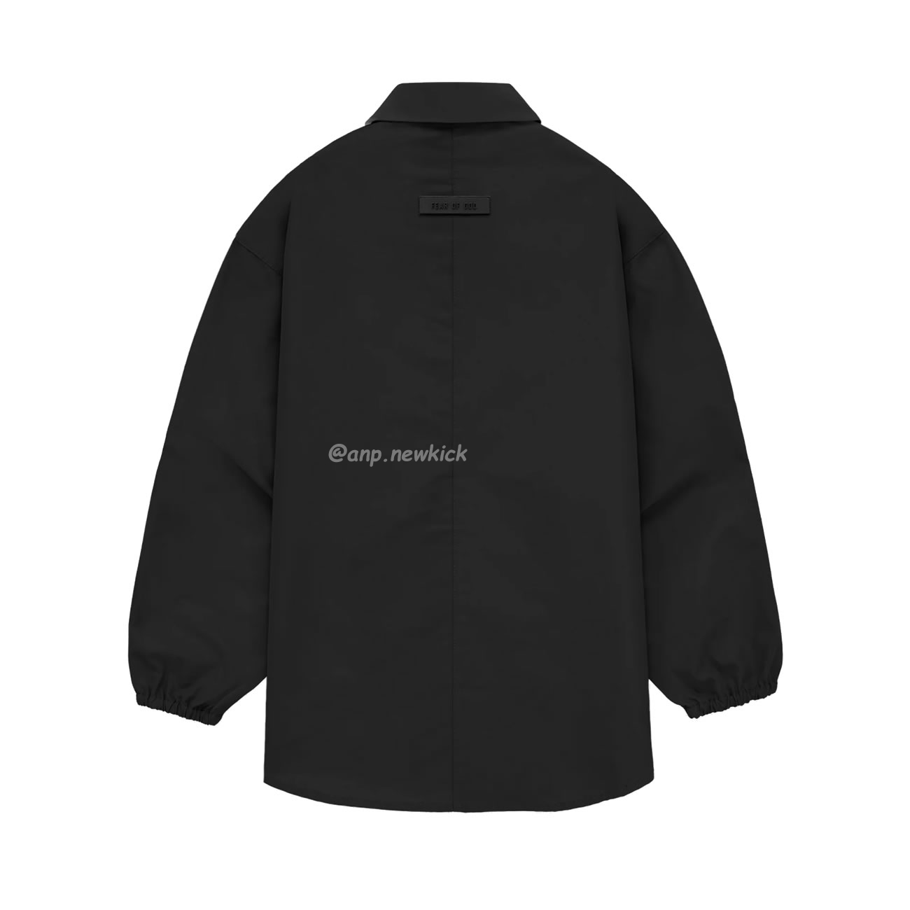 Fear Of God Essentials Fog 23fw Tie Cuffed Shirt Black Apricot Gray S Xl (7) - newkick.app